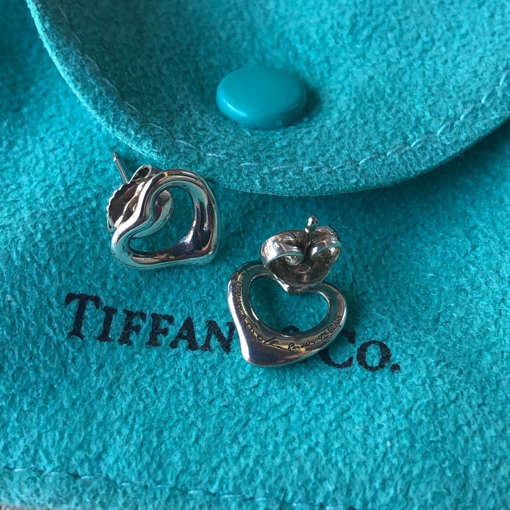 Tiffany & Co. Open Heart Earrings